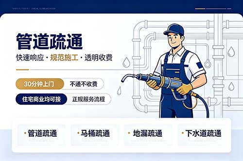 酒泉管道疏通